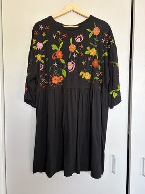 asos | Floral Dress | Black